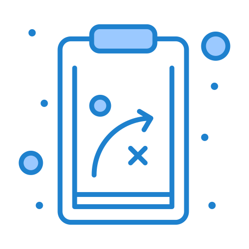 전략 계획 Generic Blue icon