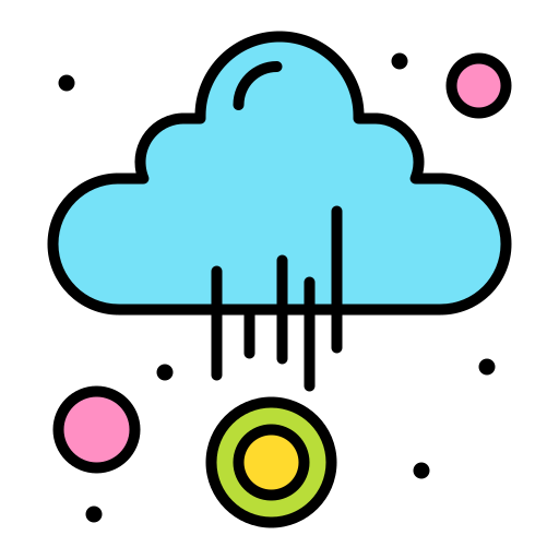 구름 Flatart Icons Lineal Color icon
