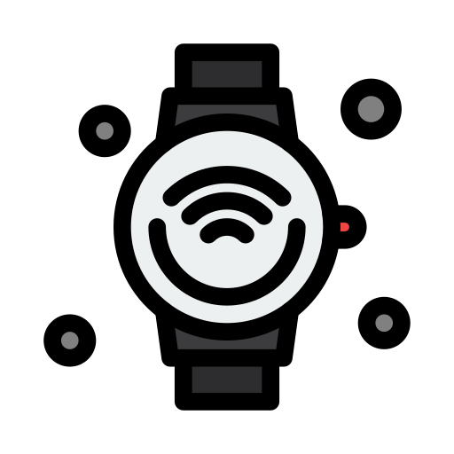 Smart watch Flatart Icons Lineal Color icon