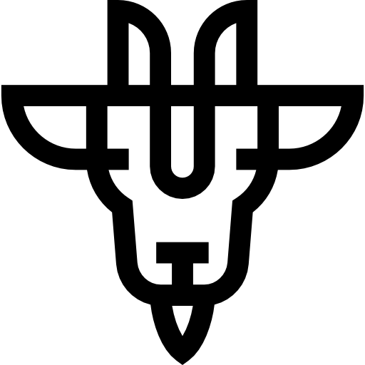 염소 Basic Straight Lineal icon