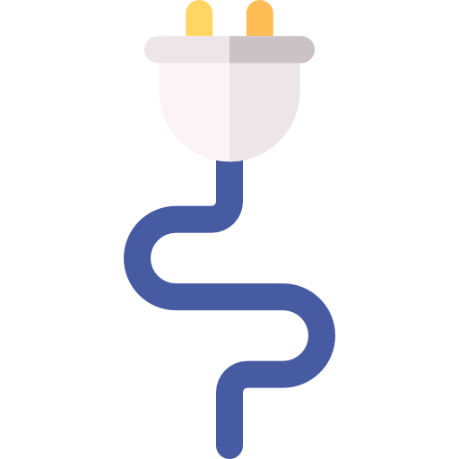 Plug Basic Rounded Flat icon