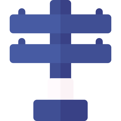 Pole Basic Rounded Flat icon