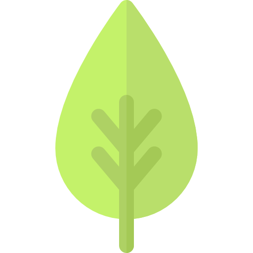 Leaf Basic Rounded Flat icon
