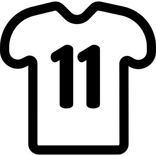 축구 유니폼 Basic Rounded Lineal icon