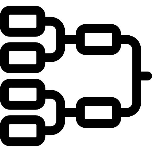 Плей-офф Basic Rounded Lineal иконка