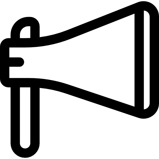 głośnik Basic Rounded Lineal ikona