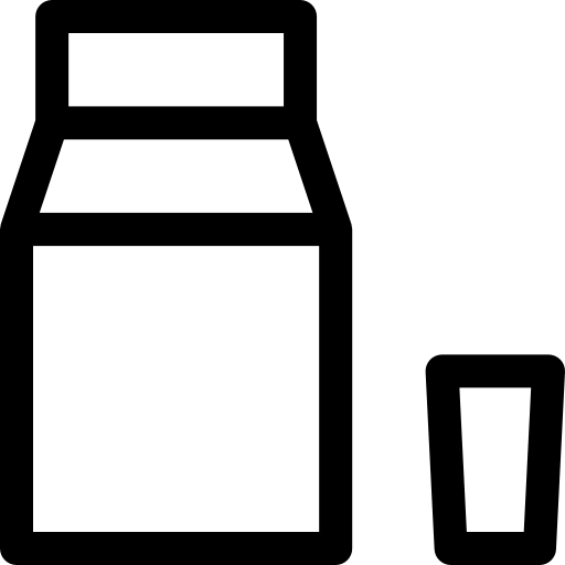 우유 Basic Rounded Lineal icon