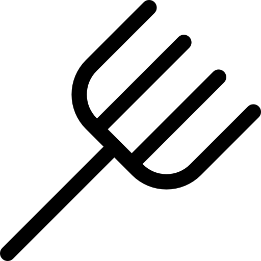 갈퀴 Basic Rounded Lineal icon