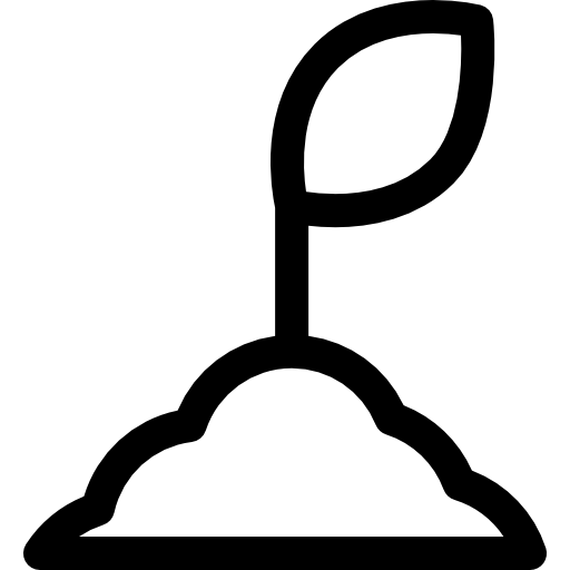 kiełkować Basic Rounded Lineal ikona