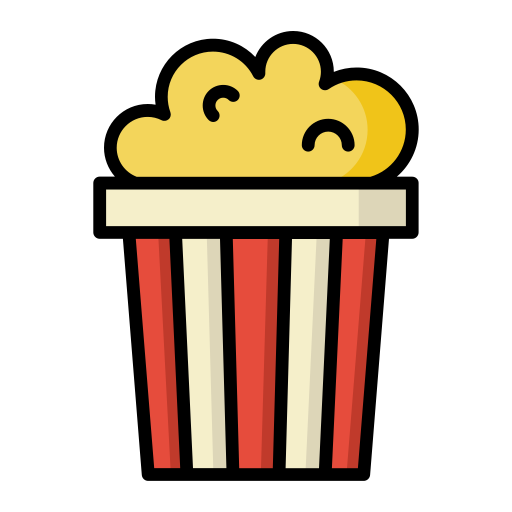 Popcorn Generic Outline Color icon