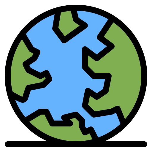 地球 Flatart Icons Lineal Color icon