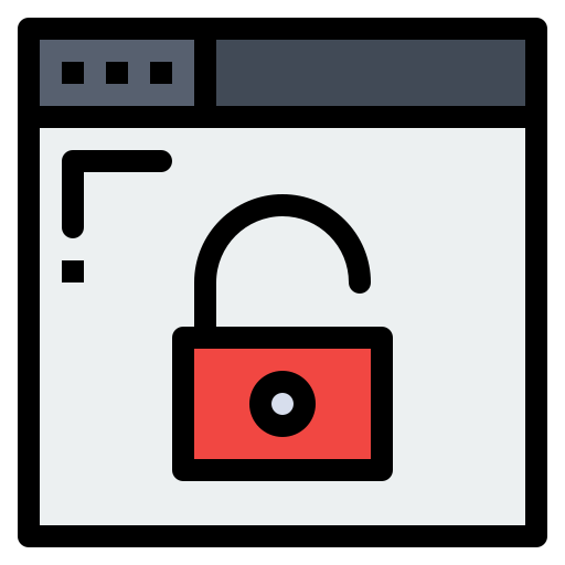 Lock Flatart Icons Lineal Color icon