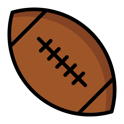 rugby Generic Outline Color icon