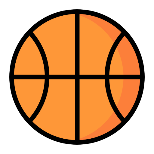 koszykówka Generic Outline Color ikona