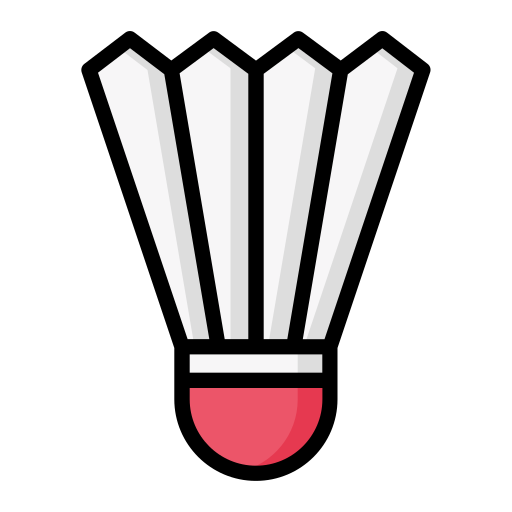 lotka do badmintona Generic Outline Color ikona
