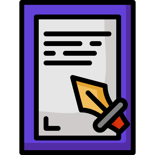 kalligraphie Generic Outline Color icon