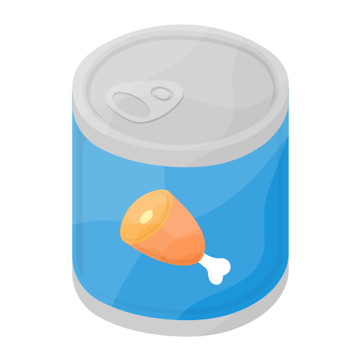 Canned food Generic Flat icon