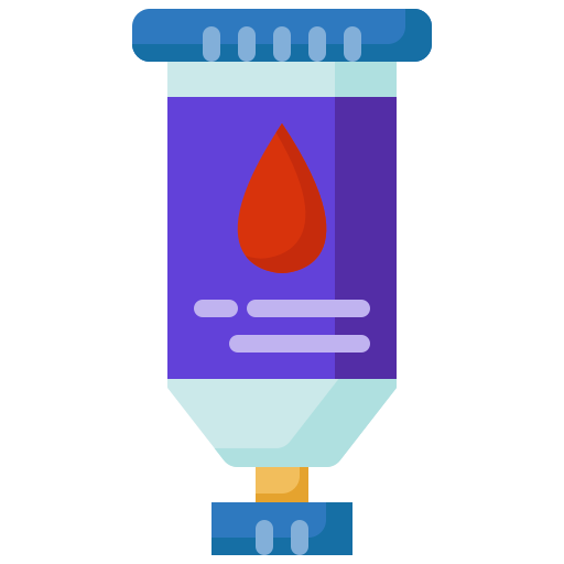 Color tubes Generic Flat icon