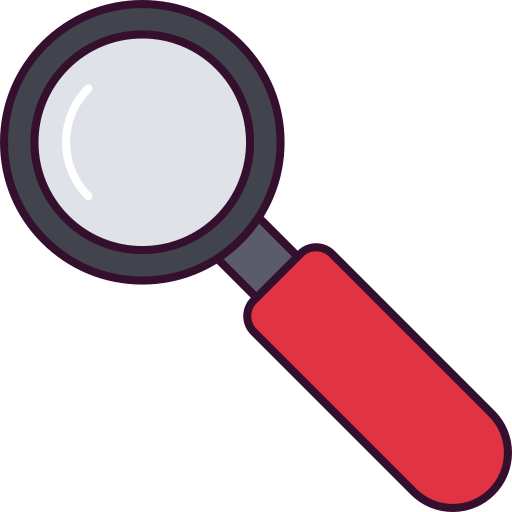 Magnifying glass Generic Outline Color icon