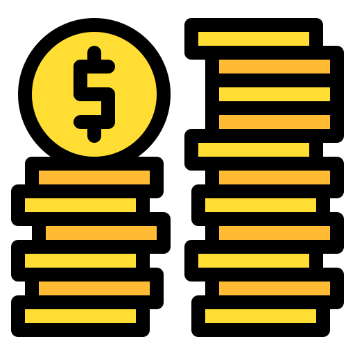 monety Generic Outline Color ikona
