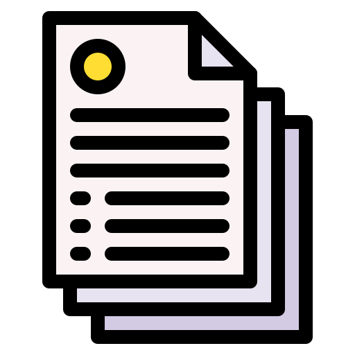 documents Generic Outline Color Icône