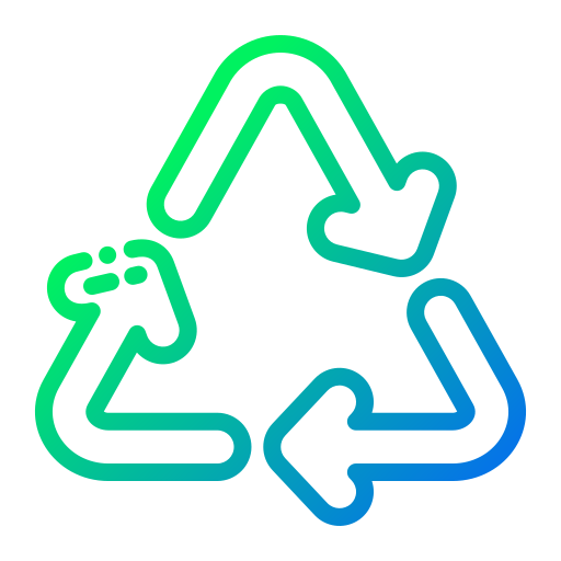リサイクルサイン Generic Gradient icon