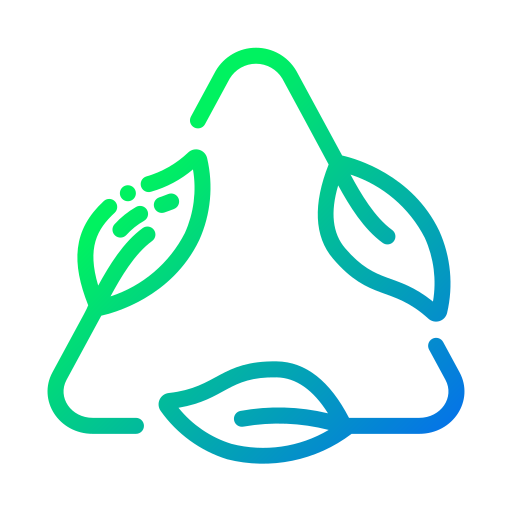 Recycle symbol Generic Gradient icon