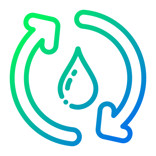 水の再利用 Generic Gradient icon