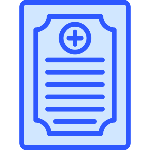 medisch boek Generic Blue icoon