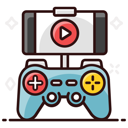 テレビゲーム Generic Outline Color icon