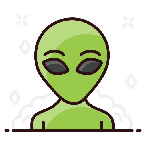 extraterrestre Generic Outline Color Icône
