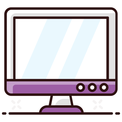 monitor Generic Outline Color icono