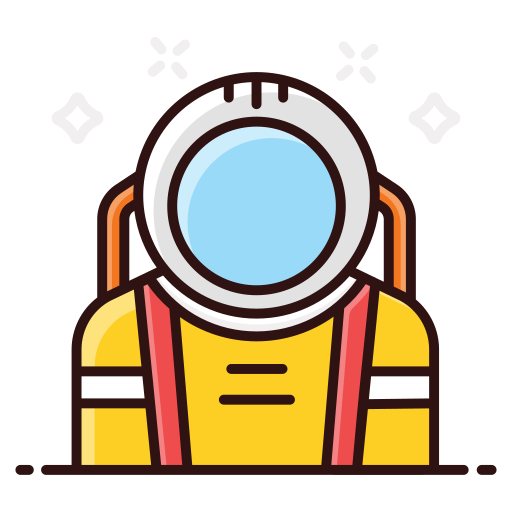 Spaceman Generic Outline Color icon