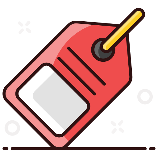 Sale tag Generic Outline Color icon
