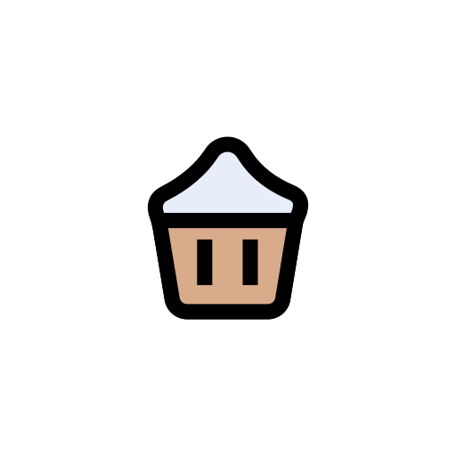머핀 Vector Stall Lineal Color icon