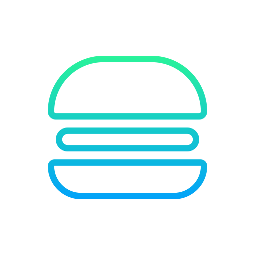 Burger Generic Gradient icon