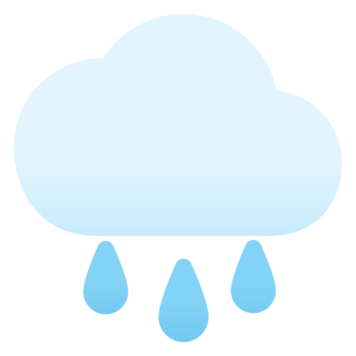 lluvioso Generic Flat Gradient icono