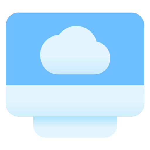 almacenamiento en la nube Generic Flat Gradient icono