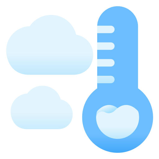 temperatury Generic Flat Gradient ikona