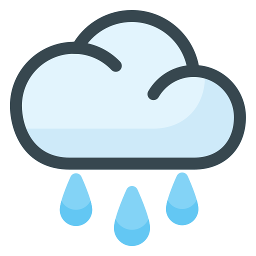 雨の Generic Outline Color icon