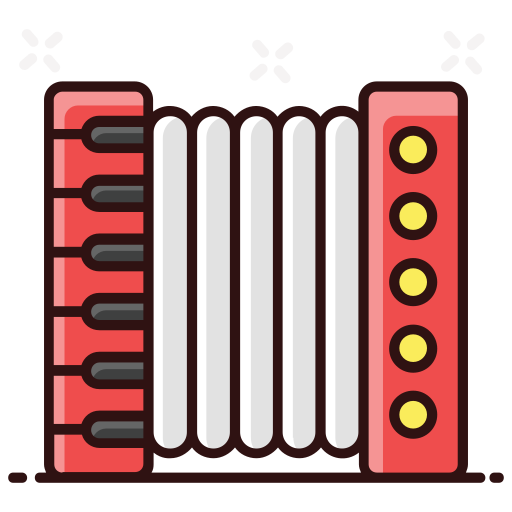 Accordion Generic Outline Color icon
