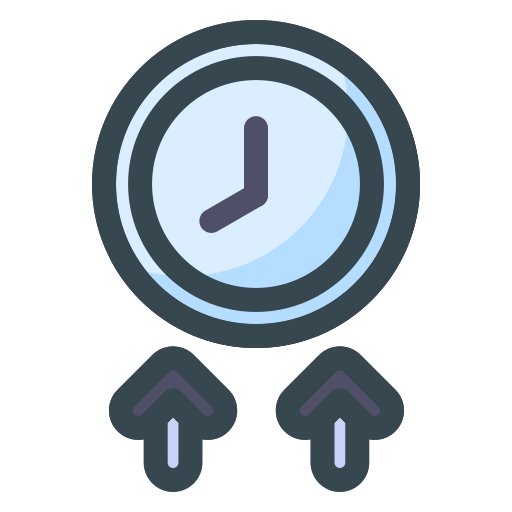 Clock Generic Outline Color icon