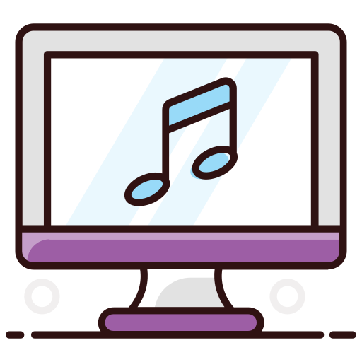 online-musik Generic Outline Color icon