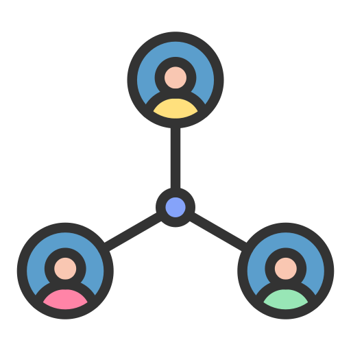 conectado Generic Outline Color icono
