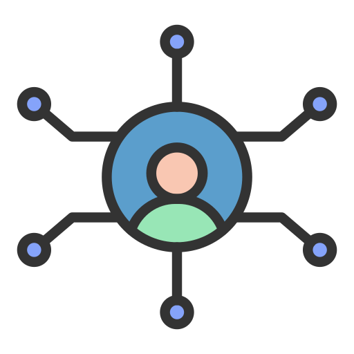 接続性 Generic Outline Color icon