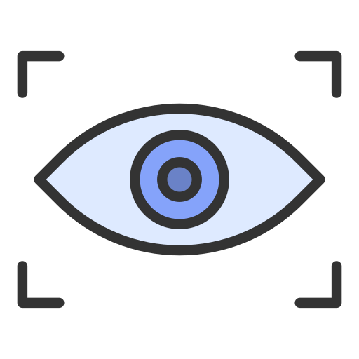 escaneo de ojos Generic Outline Color icono