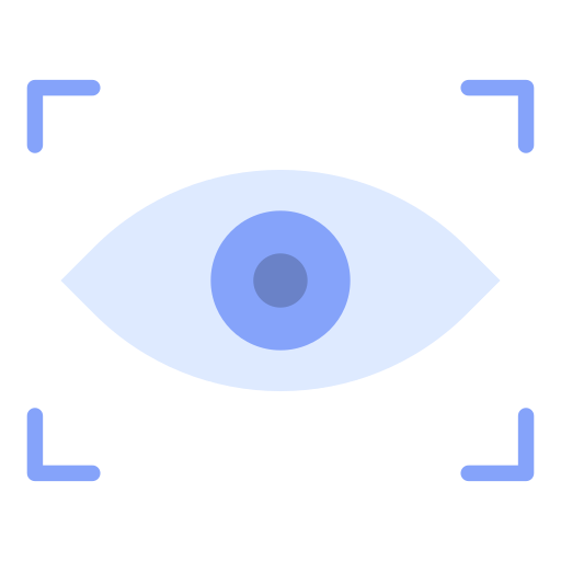 scansione dell'occhio Generic Flat icona