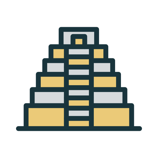 Pyramid of the magician Generic Outline Color icon