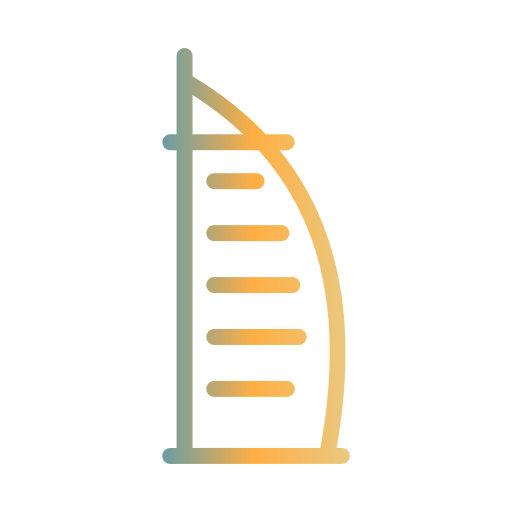 burj khalifa Generic Gradient ikona