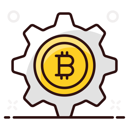 bitcoin Generic Outline Color icona